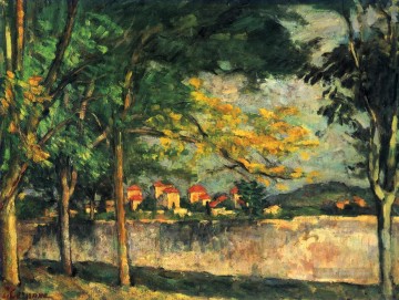 Landschaft auf der Ebene Werke - Straße Paul Cezanne Szenerie